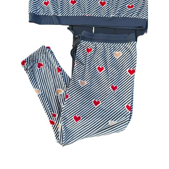 Secret Treasure Sleepwear Striped loungewear Pants/ top jogger soft Womens 2X - Picture 4 of 8